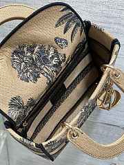 Dior Lady D-lite Dioriviera Beige Palms 24x11x20cm - 5