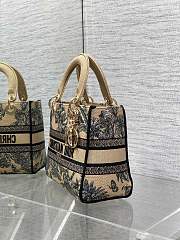 Dior Lady D-lite Dioriviera Beige Palms 24x11x20cm - 2
