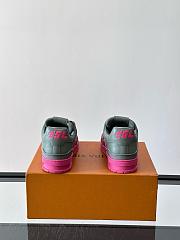Louis Vuitton LV Trainer Sneaker Grey Pink - 2