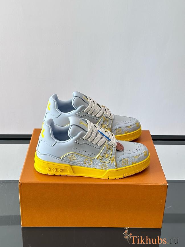 Louis Vuitton LV Trainer Yellow Sneaker  - 1