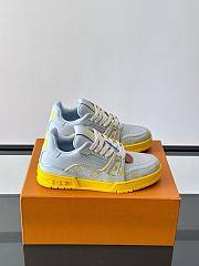 Louis Vuitton LV Trainer Yellow Sneaker  - 1