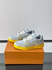 Louis Vuitton LV Trainer Yellow Sneaker  - 4