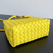 Bottega Veneta Small Andiamo Yellow Bag 25x22x10.5cm - 6