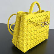 Bottega Veneta Small Andiamo Yellow Bag 25x22x10.5cm - 3