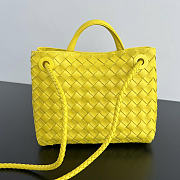 Bottega Veneta Small Andiamo Yellow Bag 25x22x10.5cm - 2