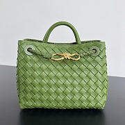 Bottega Veneta Small Andiamo Green Bag 25x22x10.5cm - 1