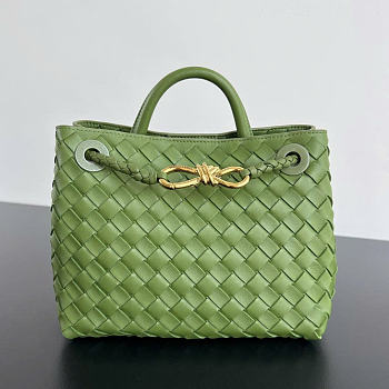 Bottega Veneta Small Andiamo Green Bag 25x22x10.5cm