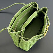 Bottega Veneta Small Andiamo Green Bag 25x22x10.5cm - 3