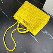 Bottega Veneta Medium Andiamo Yellow 32.5x24x12cm - 4