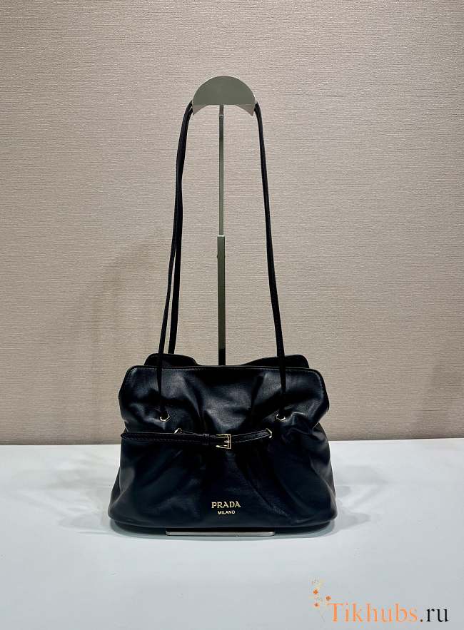 Prada Dada Small Nappa Black Leather Bag 25x18.5x11.5cm - 1