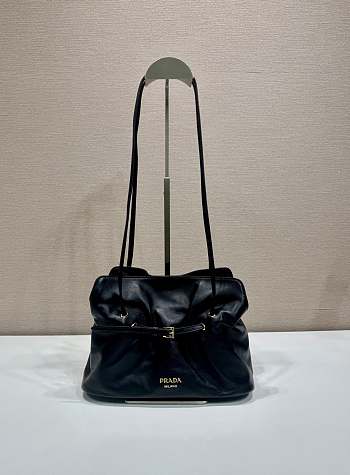 Prada Dada Small Nappa Black Leather Bag 25x18.5x11.5cm