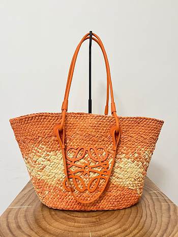 Loewe Medium Anagram Basket Bag Orange 46x24x15cm