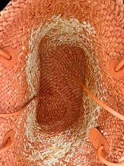 Loewe Medium Anagram Basket Bag Orange 46x24x15cm - 6