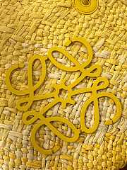 Loewe Medium Anagram Basket Bag Yellow 46x24x15cm - 4