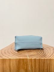 Loewe Mini Flamenco Clutch Bag Light Blue 23x18x9cm - 3
