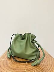 Loewe Flamenco Clutch Bag Green 30x24.5x10.5cm - 5