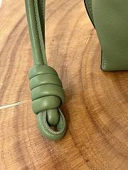 Loewe Flamenco Clutch Bag Green 30x24.5x10.5cm - 4