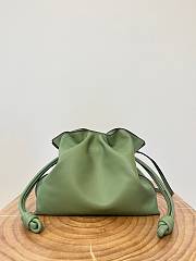 Loewe Flamenco Clutch Bag Green 30x24.5x10.5cm - 2