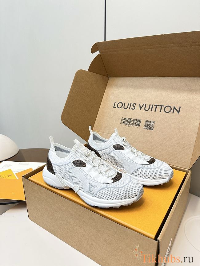 Louis Vuitton LV Olympia White Sneaker - 1