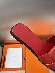 Hermes Giulia Sandal Red - 4