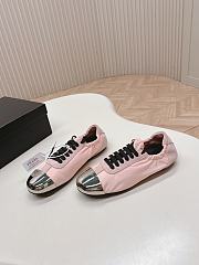 Prada Collapse Re-Nylon Suede Sneakers Metal Pink - 5