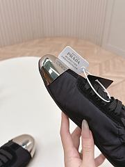 Prada Collapse Re-Nylon Suede Sneakers Metal Black - 5
