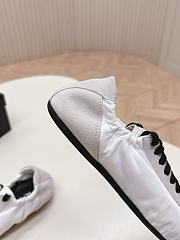 Prada Collapse Re-Nylon Suede Sneakers Metal White - 5