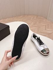 Prada Collapse Re-Nylon Suede Sneakers Metal White - 4