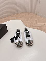 Prada Collapse Re-Nylon Suede Sneakers Metal White - 2