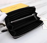Fendi FF Logo Wallet in Brown and Black 19x19x2cm - 5