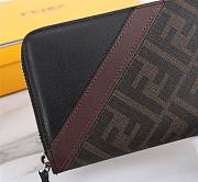 Fendi FF Logo Wallet in Brown and Black 19x19x2cm - 2