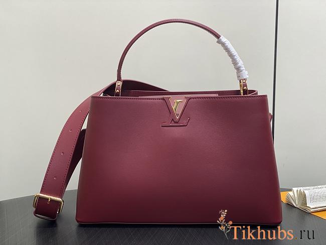 Louis Vuitton LV Capucines GM Souple Rust Red 38 x 23 x 16 cm - 1