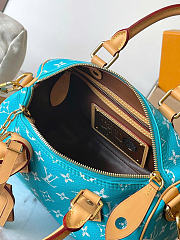 Louis Vuitton LV Speedy P9 25 Turquoise 25x15x15cm  - 2