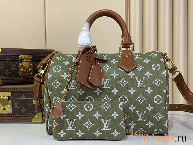 Louis Vuitton LV Speedy P9 Bandoulière 30 Dark Green 32x22.5x18cm - 1