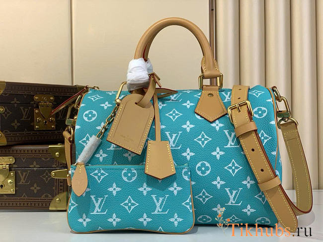 Louis Vuitton LV Speedy P9 Bandoulière 30 Turquoise 32x22.5x18cm - 1