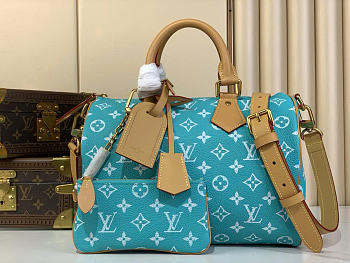 Louis Vuitton LV Speedy P9 Bandoulière 30 Turquoise 32x22.5x18cm