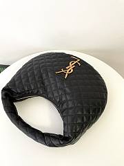 YSL ICare Hobo Quilted Nappa Black 44x30x7cm - 4