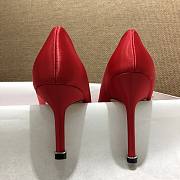 Manolo Blahnik Hangisi Red Satin Pumps 1.5cm, 6.5cm, 9.5cm  - 4