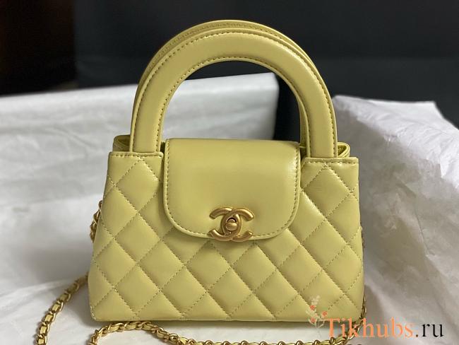Chanel Kelly Bag Yellow Gold 13x19x7cm - 1