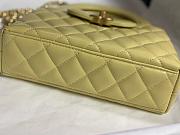 Chanel Kelly Bag Yellow Gold 13x19x7cm - 6