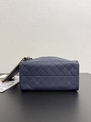 Chanel Medium 25C Hobo Bag Navy Blue Caviar Gold 40x30x15cm - 4