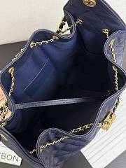 Chanel Medium 25C Hobo Bag Navy Blue Caviar Gold 40x30x15cm - 2