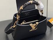 Louis Vuitton LV Capucines Mini Bag Black 21x13.6x8cm - 2