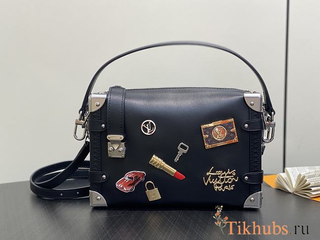Louis Vuitton LV Side Trunk MM Black 23.5x16x8.5cm - 1