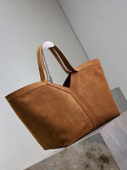 YSL Y Tote in Brown Suede 37x32x22-27cm - 5
