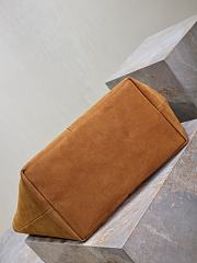 YSL Y Tote in Brown Suede 37x32x22-27cm - 3