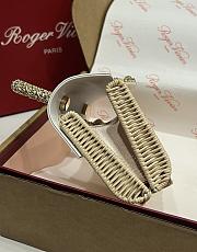Roger Vivier Mini Jewel Efflorescence Bag Rattan 19x12x6cm - 4