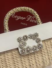 Roger Vivier Mini Jewel Efflorescence Bag Rattan 19x12x6cm - 2