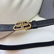 Balenciaga Black Gold Belt 2.5cm - 4