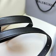 Balenciaga Black Gold Belt 2.5cm - 3